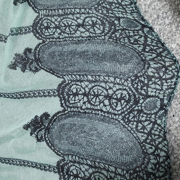 Mint Green Scarf - Picture 2 of 4